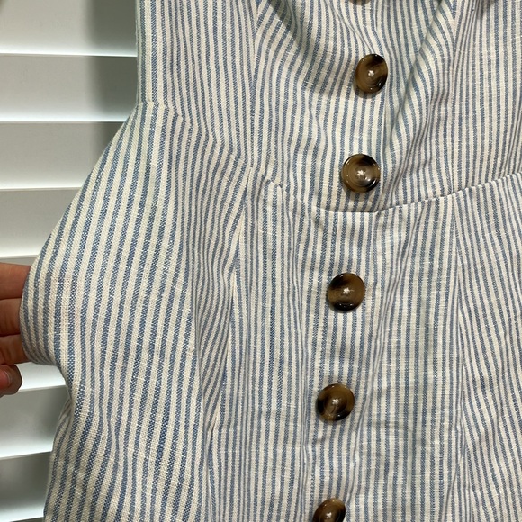 Reformation Adriel Linen Dress size 2 - Picture 7 of 8